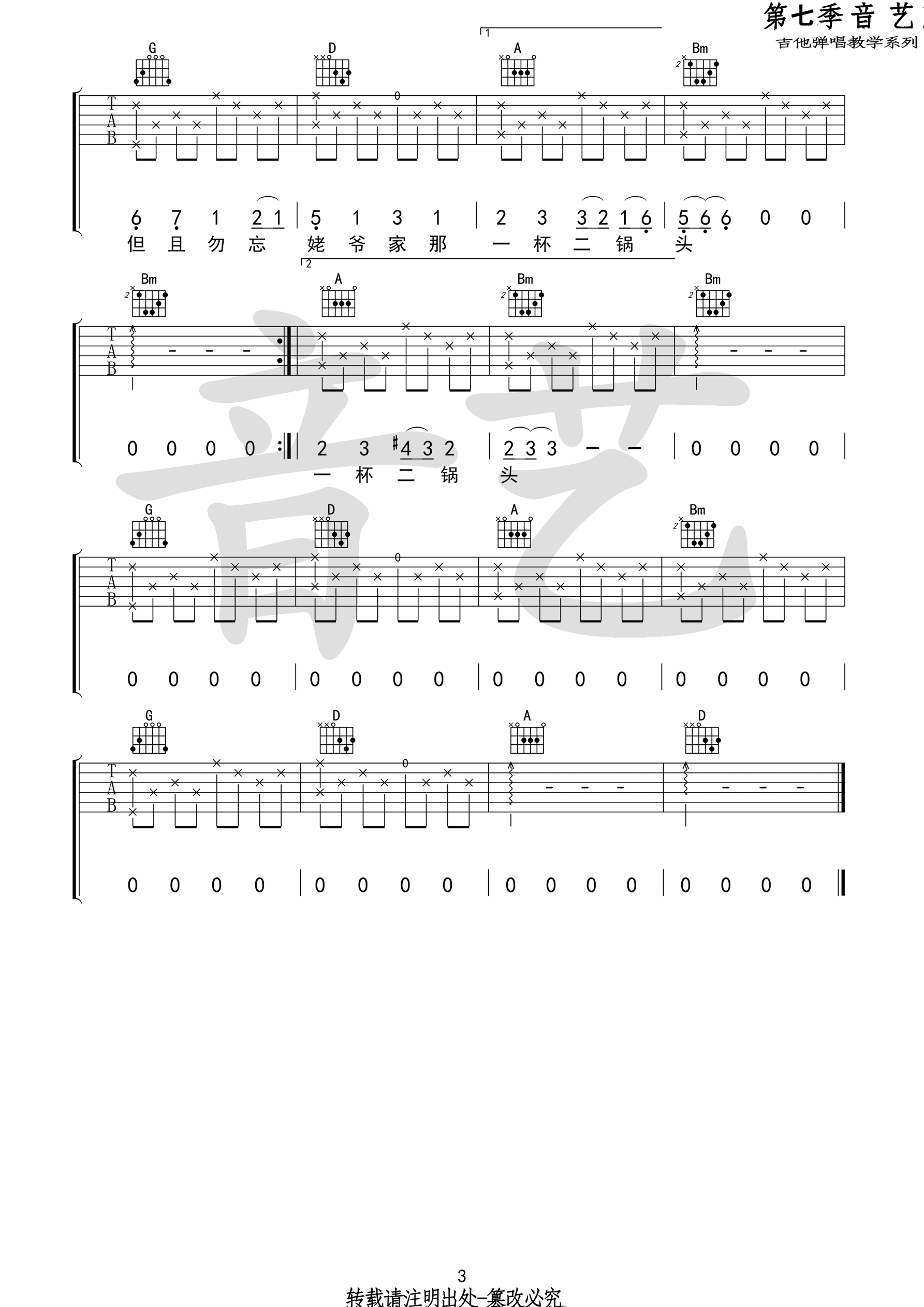 《超音速列车》,果味Vc（六线谱 调六线吉他谱-虫虫吉他谱免费下载
